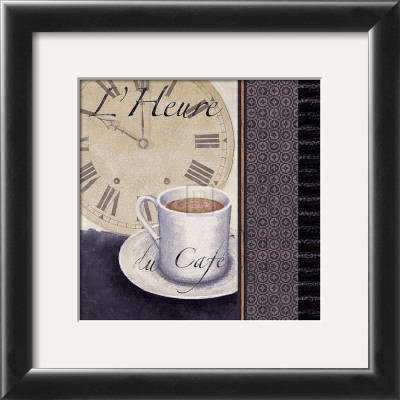 L'heure Du Cafe by Linda Wood Pricing Limited Edition Print image