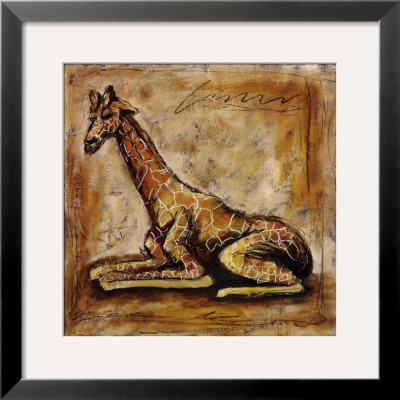 Safari Giraffe by Tara Gamel Pricing Limited Edition Print image