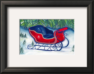 Winter Sleigh by Linda Montgomery Pricing Limited Edition Print image