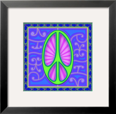 Peace Sign (Green) by Kem Mcnair Pricing Limited Edition Print image