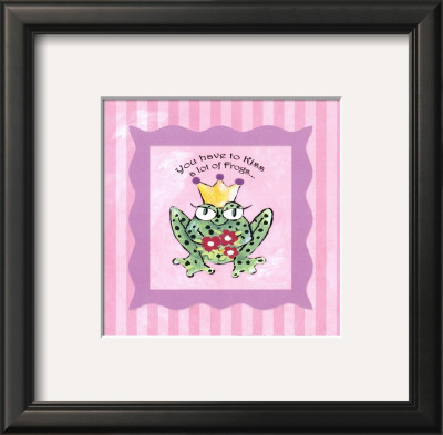 You Have To Kiss A Lot Of Frogs by Stephanie Marrott Pricing Limited Edition Print image