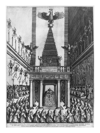 Funeral Of Sigismund Ii Augustus, King Of Poland And Grand Duke Of Lithuania In Rome, 1572 by French School Pricing Limited Edition Print image