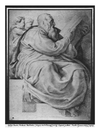 The Prophet Zacharias, After Michangelo Buonarroti by Rubens Pricing Limited Edition Print image