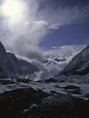 Camp One At Everest Southside, Nepal by Michael Brown Pricing Limited Edition Print image