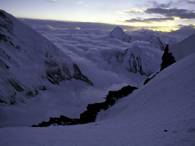 Pumori In A Sea Of Clouds Seen From The North Col Of Everest by Michael Brown Pricing Limited Edition Print image