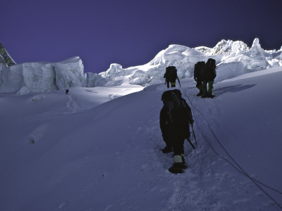 Climbing Everest, Nepal by Michael Brown Pricing Limited Edition Print image