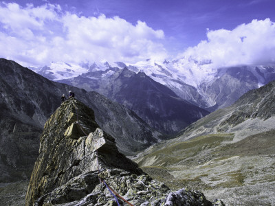 Climbing Wallis, Switzerland by Michael Brown Pricing Limited Edition Print image