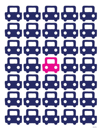 Pink Parking Lot by Avalisa Pricing Limited Edition Print image