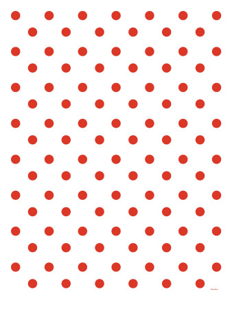 Red Polk-A-Dots by Avalisa Pricing Limited Edition Print image