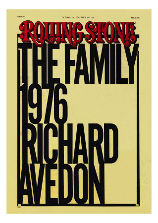 Richard Avedon's The Family, Rolling Stone No. 224, October 1976 by Elizabeth Paul Pricing Limited Edition Print image
