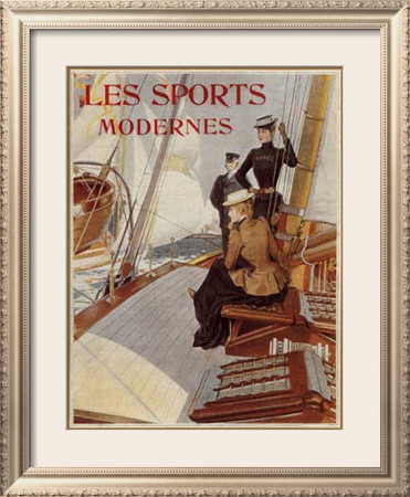 Les Sports Modernes,Yachting by Albert Lynch Pricing Limited Edition Print image