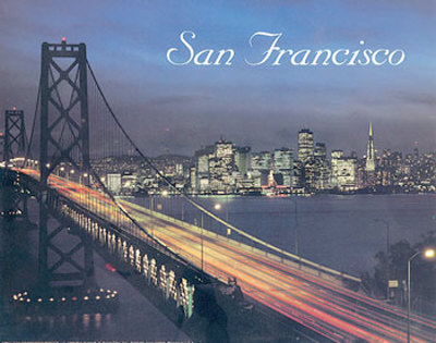San Francisco Bridge by Ron Kimball Pricing Limited Edition Print image
