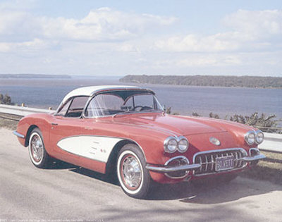 1960 Corvette by Donald Schmit Pricing Limited Edition Print image