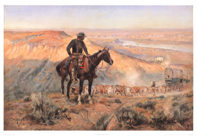 Wagon Boss by Charles Marion Russell Pricing Limited Edition Print image