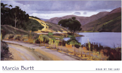Road By The Lake by Marcia Burtt Pricing Limited Edition Print image
