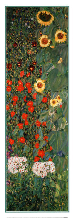 Garden Of Sunflowers by Gustav Klimt Pricing Limited Edition Print image