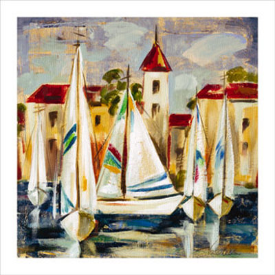 Sailboats Ii by Silvia Vassileva Pricing Limited Edition Print image