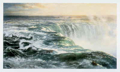 Niagara Falls by Louis Remy Mignot Pricing Limited Edition Print image