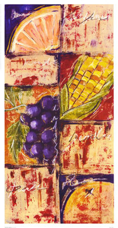 Vegetable Collage Iv by Tara Gamel Pricing Limited Edition Print image