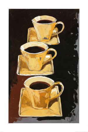 It's A Three Cup Day by Julia Gilmore Pricing Limited Edition Print image
