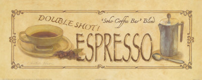 Double Shot Espresso by Charlene Winter Olson Pricing Limited Edition Print image
