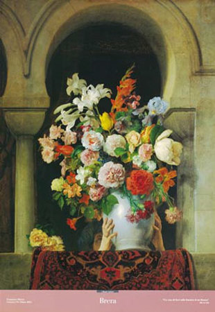 Vase Of Flowers by Francesco Hayez Pricing Limited Edition Print image