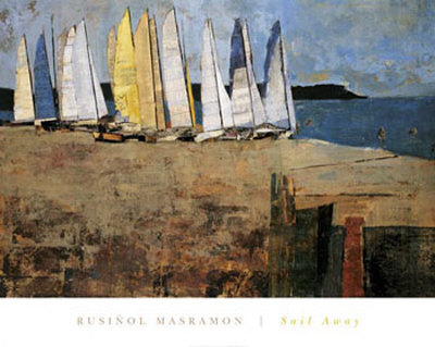 Sail Away by Rusinol Masramon Pricing Limited Edition Print image
