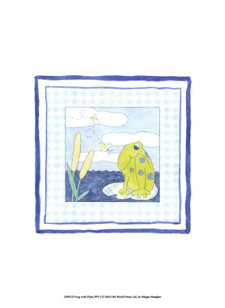 Frog With Plaid I by Megan Meagher Pricing Limited Edition Print image