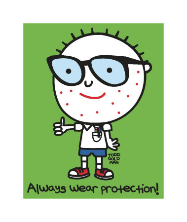 Always Wear Protection by Todd Goldman Pricing Limited Edition Print image