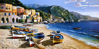 Borgo Di Pescatori by Adriano Galasso Pricing Limited Edition Print image