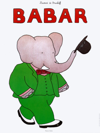 Babar With Hat by Laurent De Brunhoff Pricing Limited Edition Print image