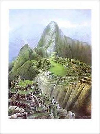 Golfing At Machu Picchu by Loyal H. Chapman Pricing Limited Edition Print image