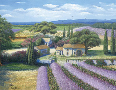 Lavender Fields by Jackie Thompson Pricing Limited Edition Print image