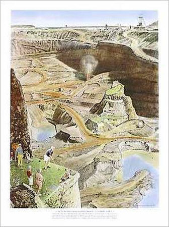 Mesabi Mine by Loyal H. Chapman Pricing Limited Edition Print image