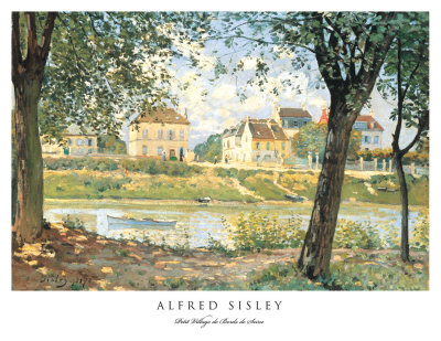 Petit Village De Bords De Seine by Alfred Sisley Pricing Limited Edition Print image