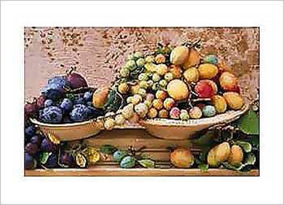 Selection Of Plums In Bowl by Linda Burgess Pricing Limited Edition Print image