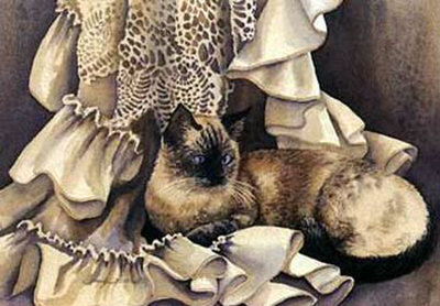 Fancy Feline by Carolyn Watson Pricing Limited Edition Print image