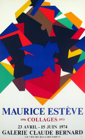 Collages, 1974 by Maurice Esteve Pricing Limited Edition Print image