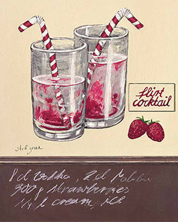 Flirt Cocktail by Steff Green Pricing Limited Edition Print image