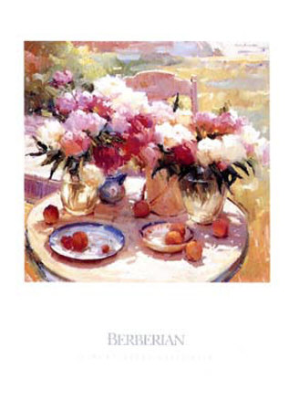 Garden Table Still Life by Ovanes Berberian Pricing Limited Edition Print image