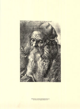 Portrait Of An Old Man by Albrecht Dürer Pricing Limited Edition Print image