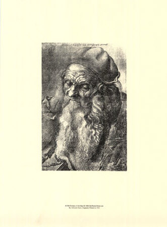 Portrait Of An Old Man by Albrecht Durer Pricing Limited Edition Print image