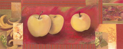 Apple Collage by Pamela Luer Pricing Limited Edition Print image