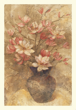 Vase Of Magnolia by Albena Hristova Pricing Limited Edition Print image