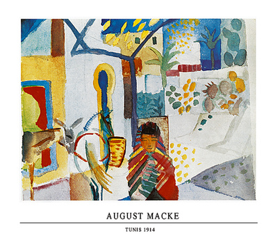 Tunis, 1914 by Auguste Macke Pricing Limited Edition Print image