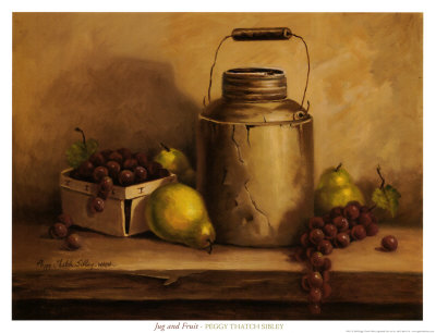 Jug And Fruit by Peggy Thatch Sibley Pricing Limited Edition Print image