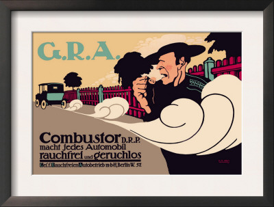 G.R.A.: Smokeless And Odorless Automobiles by Hans Rudi Erdt Pricing Limited Edition Print image