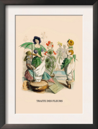 Traite Des Fleurs by J.J. Grandville Pricing Limited Edition Print image
