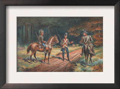 Comissioned Officer And Private Of Cavalry, 1802-1810 by Arthur Wagner Pricing Limited Edition Print image
