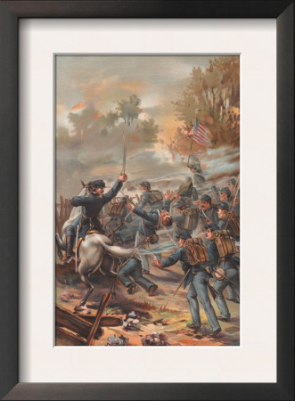 Colonels And Privates Of Infantry Volunteers, 1864 by Arthur Wagner Pricing Limited Edition Print image